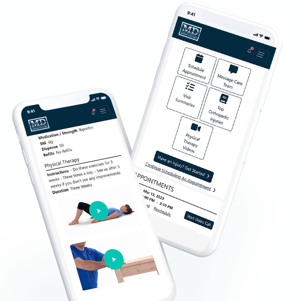 MD Ortho Systems telehealth